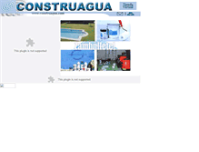 Tablet Screenshot of construagua.com